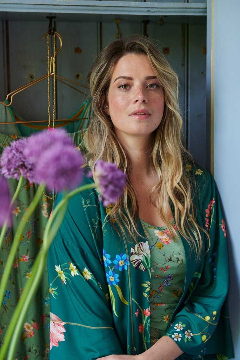 Kimono Fleur Grandeur Groen