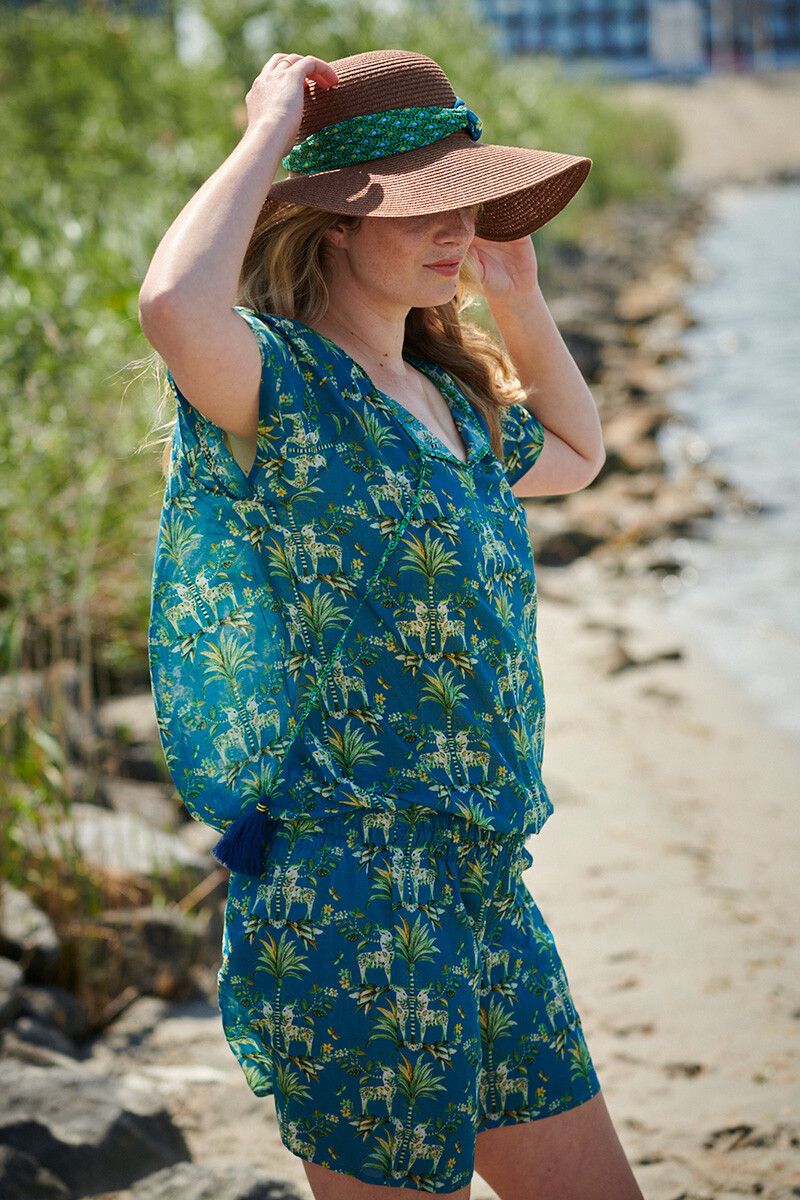 Dress Tropic Twins Blue