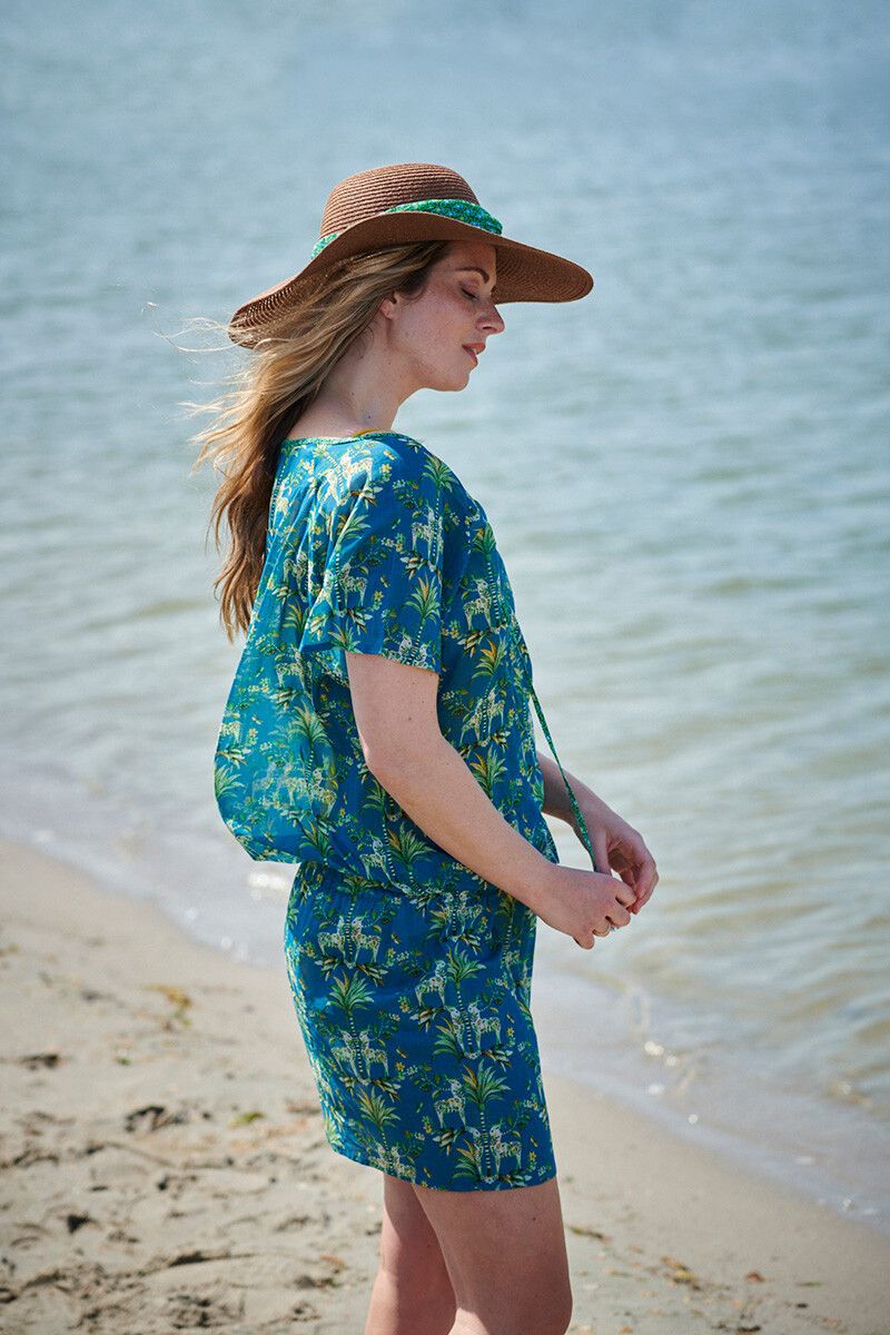Dress Tropic Twins Blue