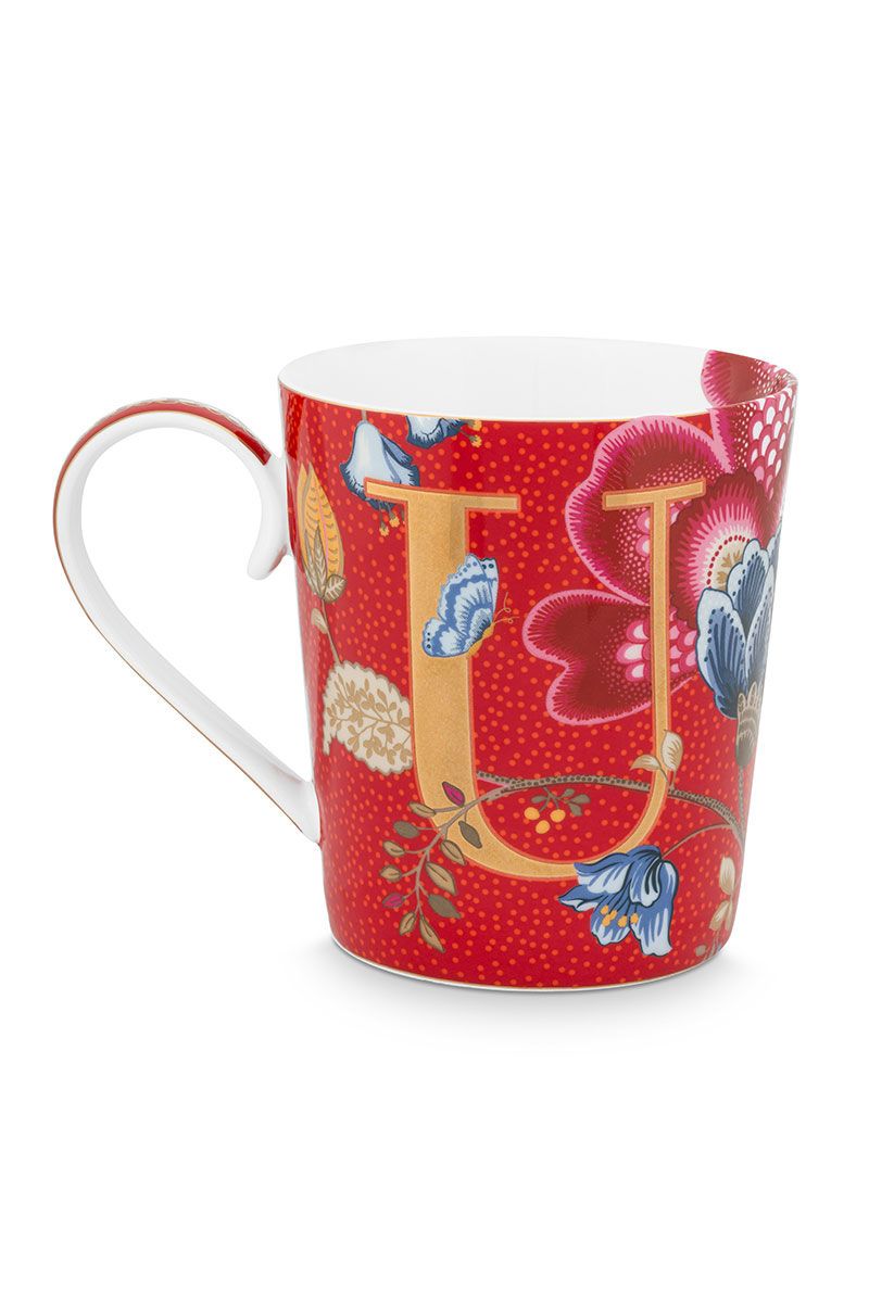 Letter Mug Red U