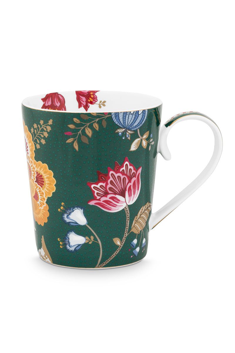 Letter Mug Green T