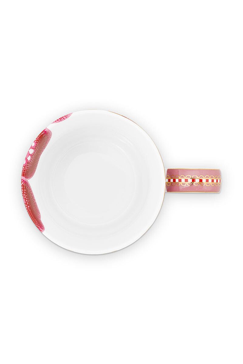 Letter Tasse Rosa M