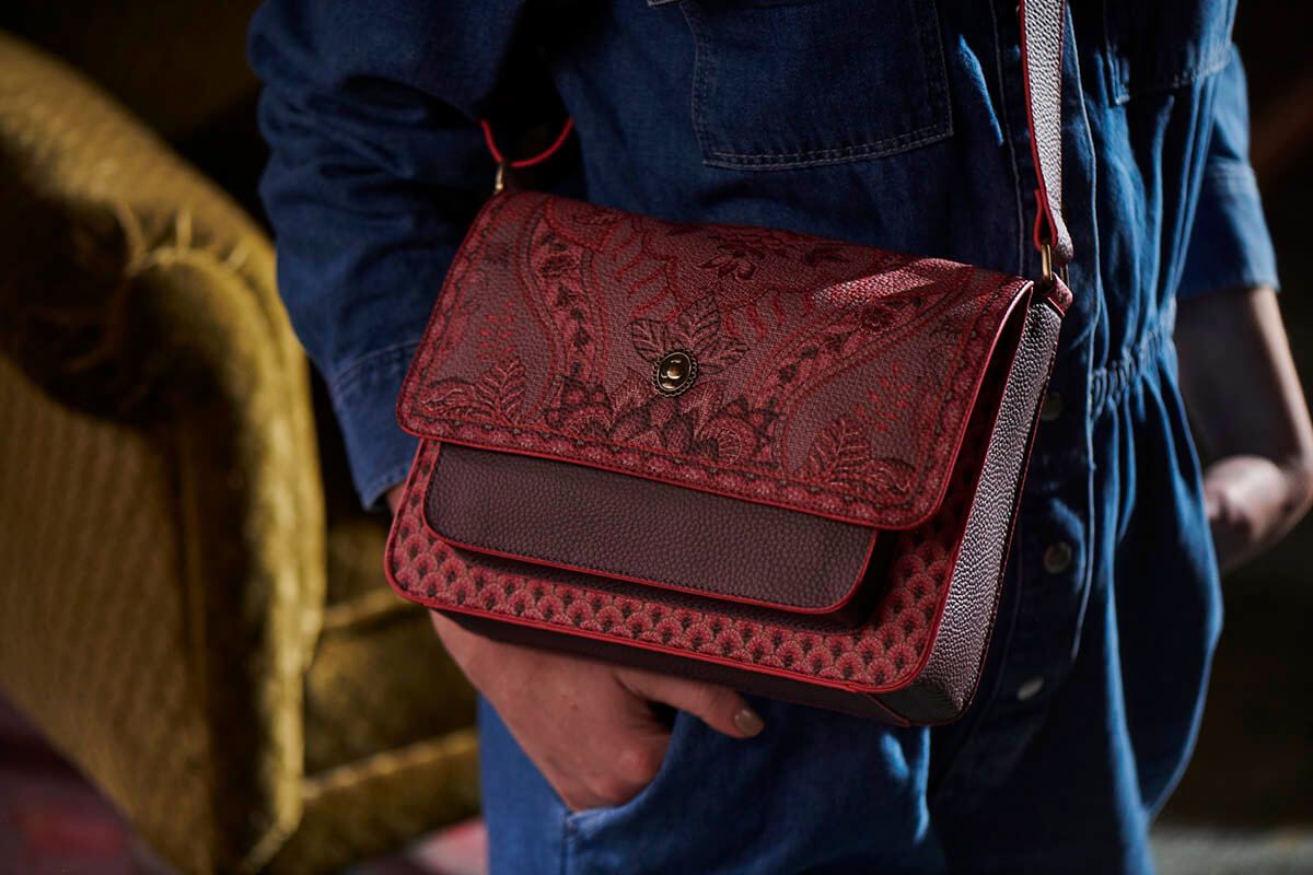 Cross Body Kyoto Festival Dark Pink