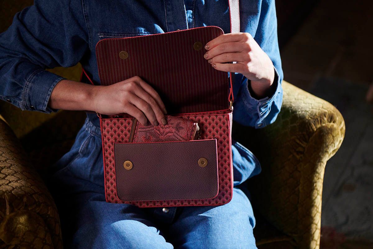 Cross Body Kyoto Festival Dark Pink