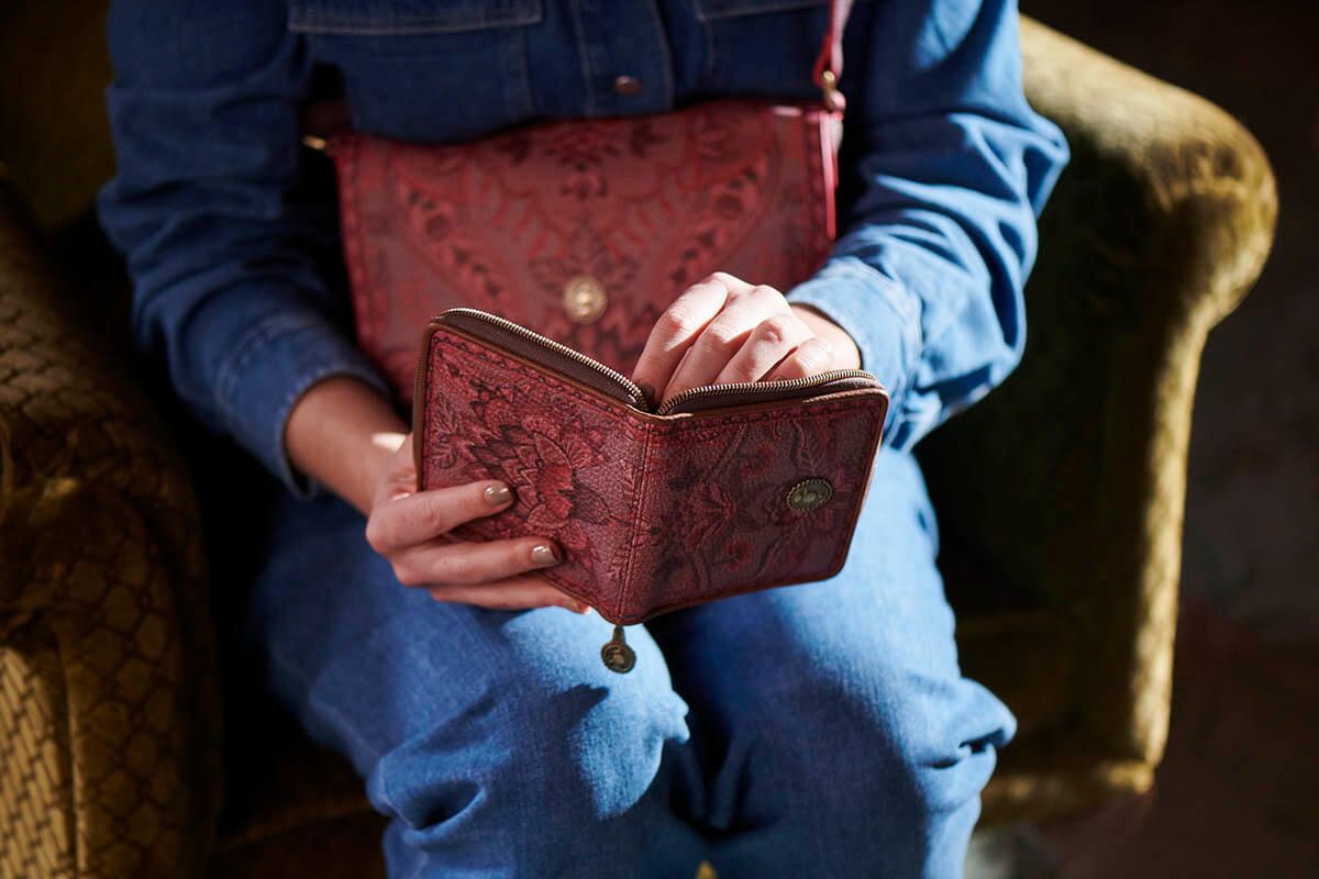 Wallet Square Kyoto Festival Dark Pink
