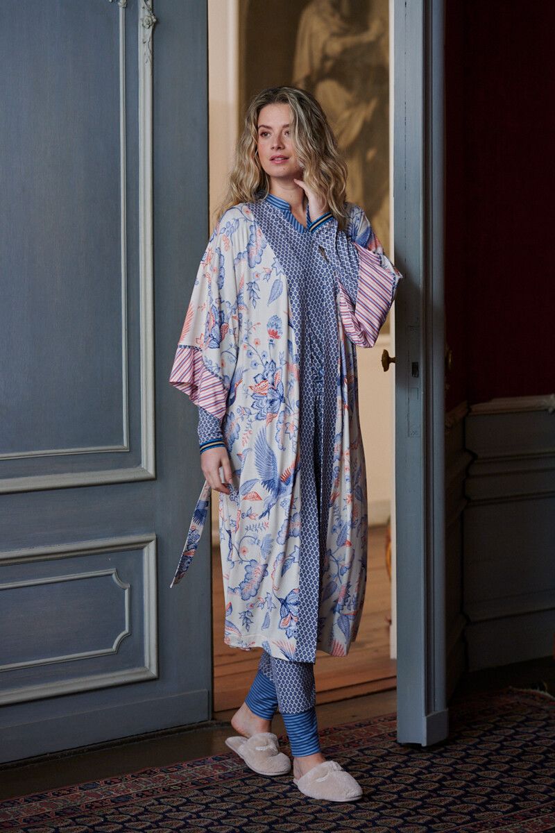 Kimono Royal Birds Off White