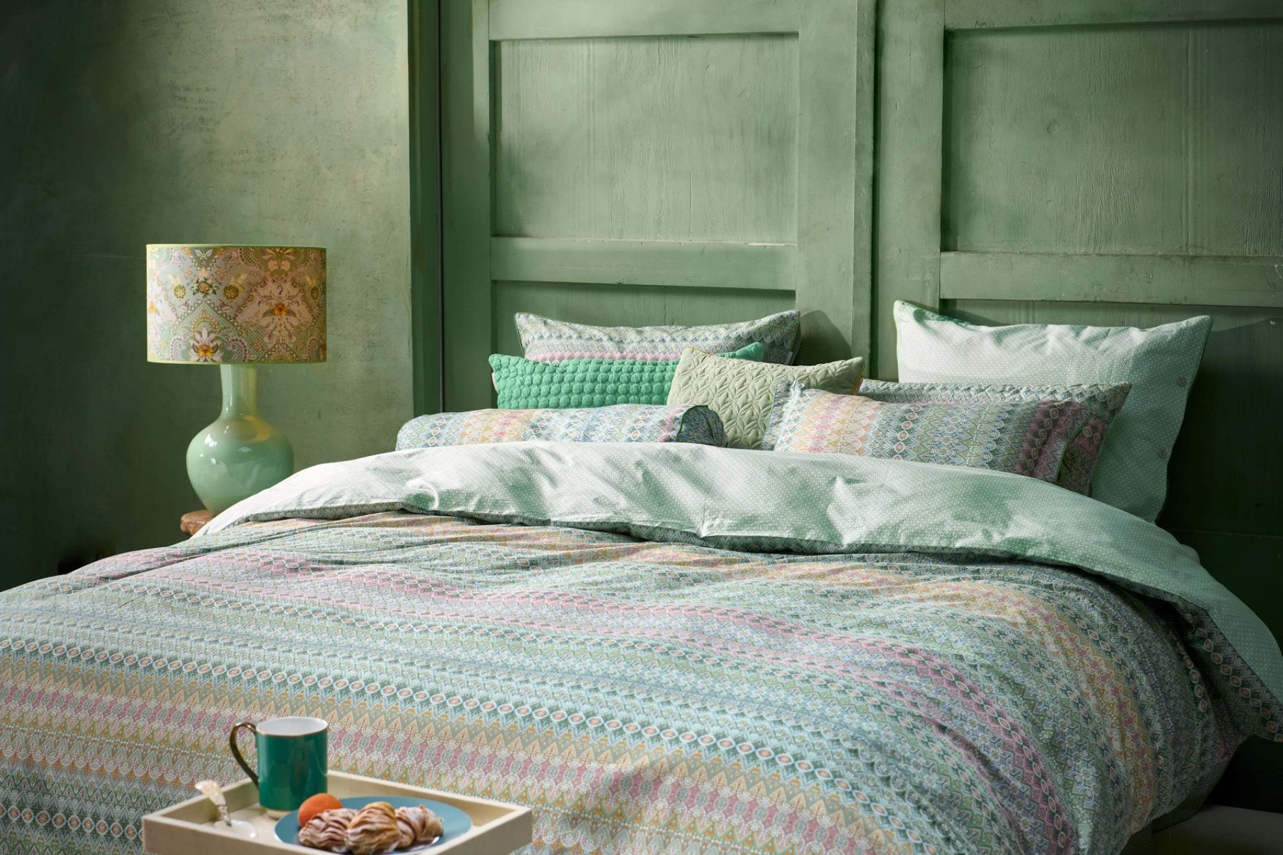 Quilted Coussin Ashanti Vert