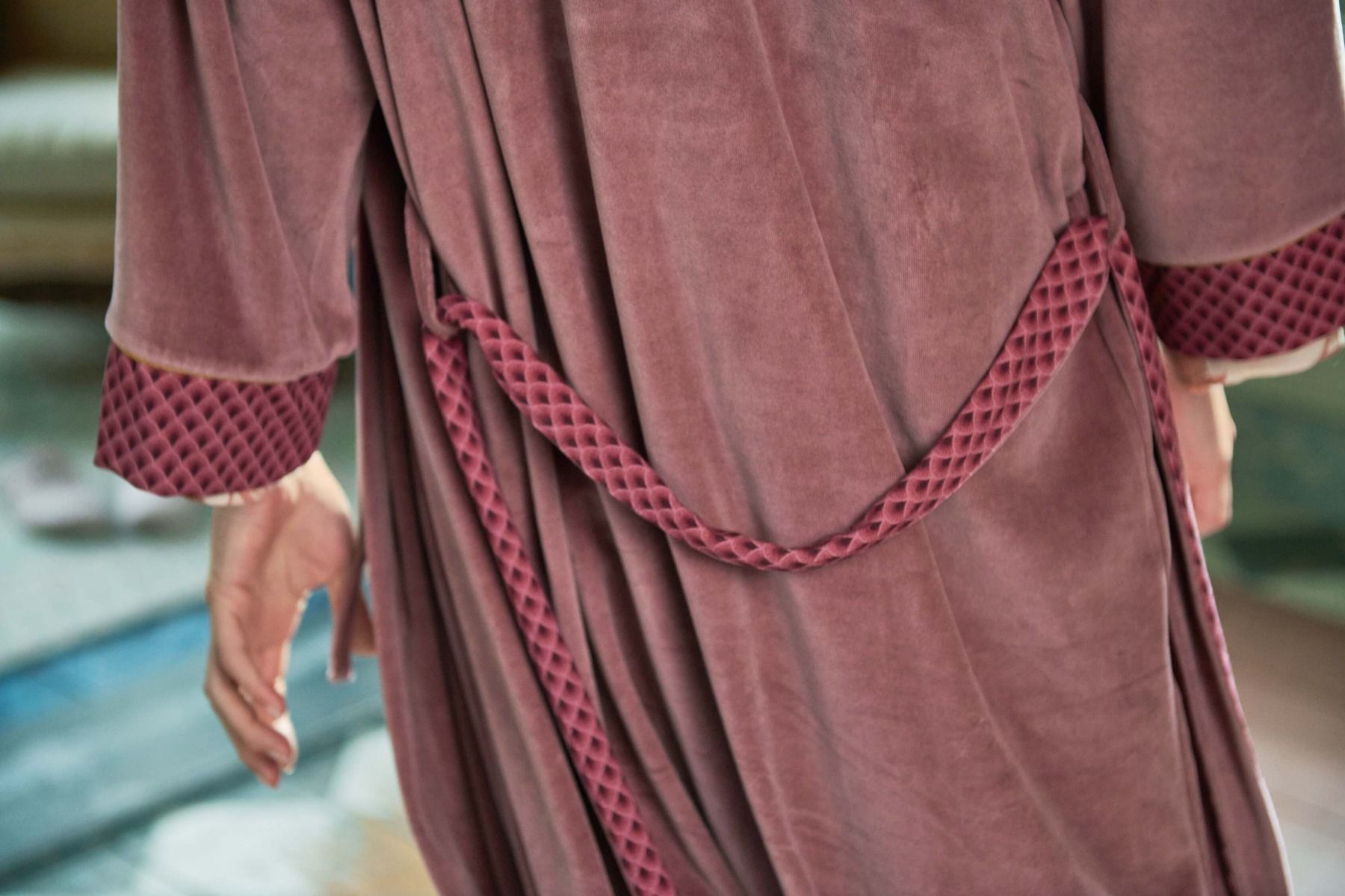 Kimono Nicky Velvet Rosa Lila