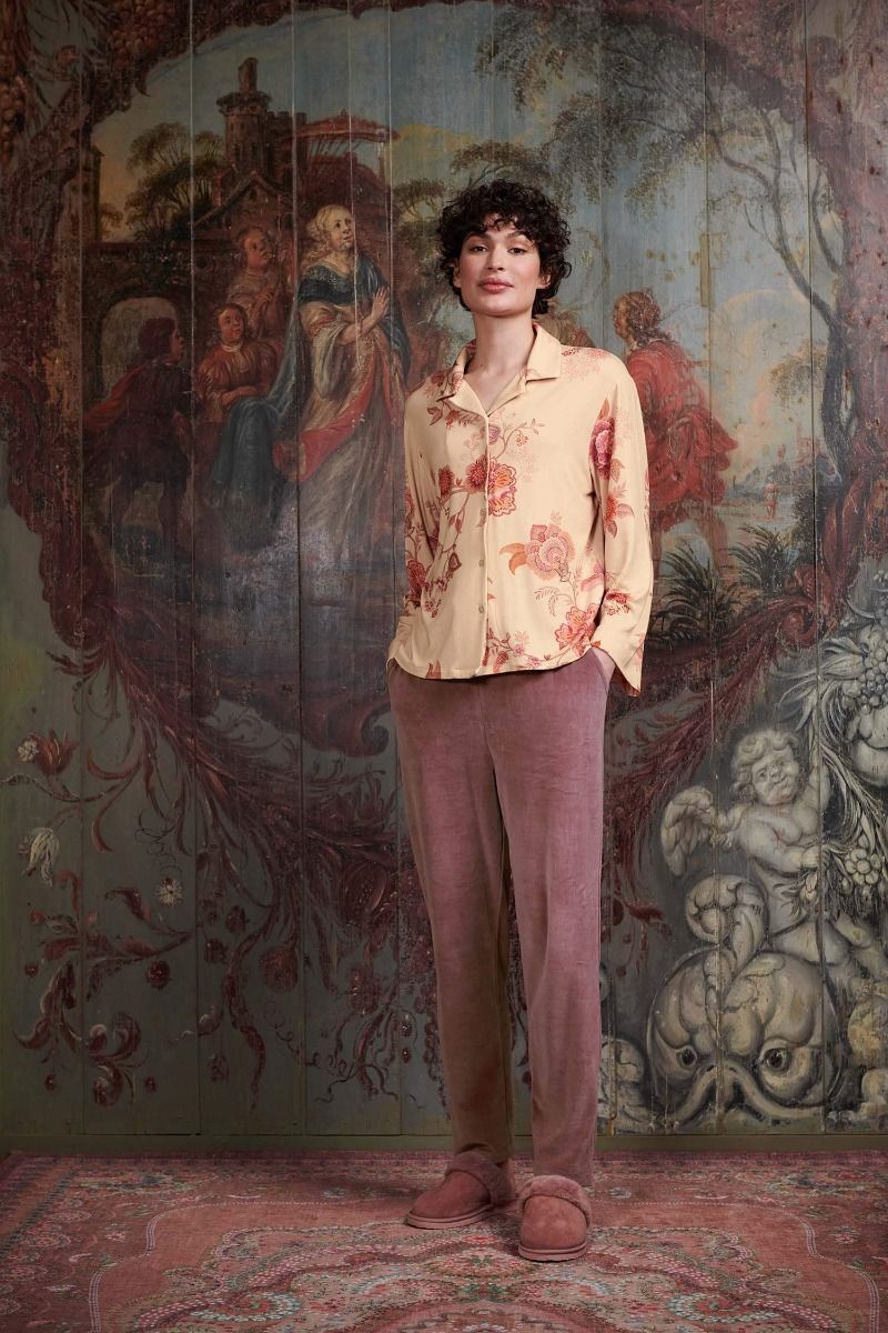 Trousers Long Nicky Velvet Pink Lilac