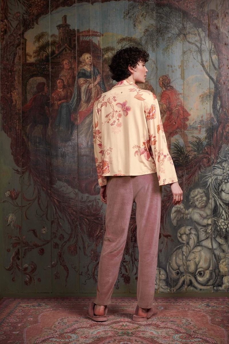 Trousers Long Nicky Velvet Pink Lilac