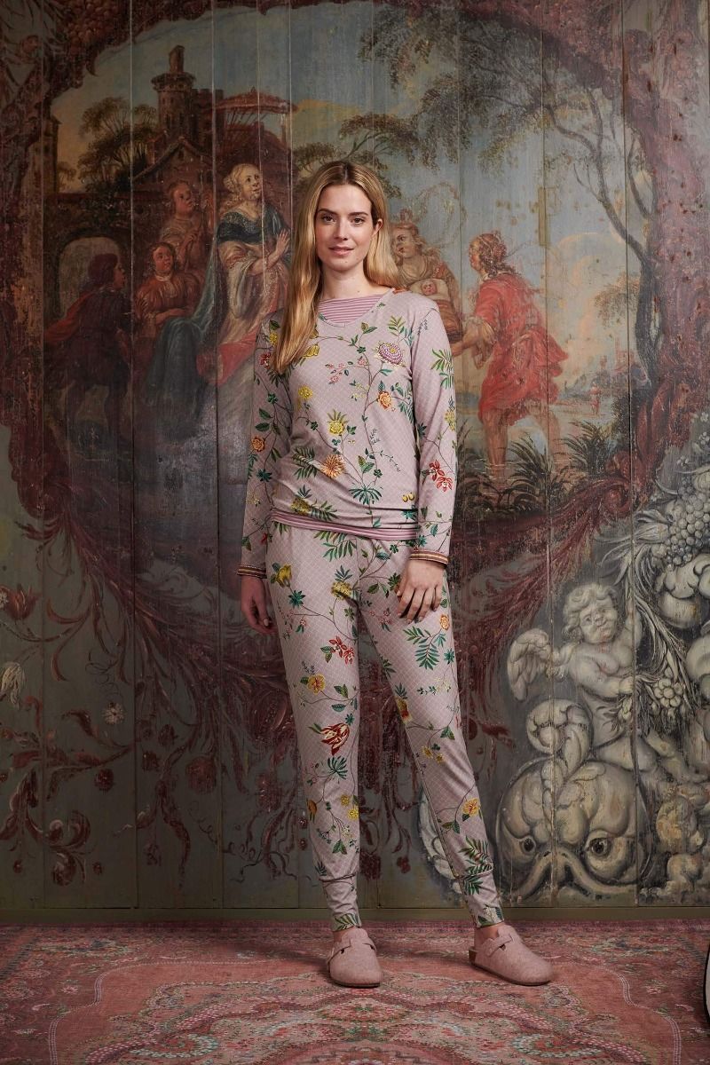 Trousers Long La Dolce Vita Lilac 