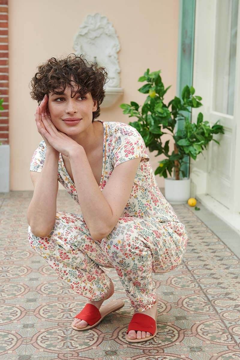 Top Short Sleeve Primavera White