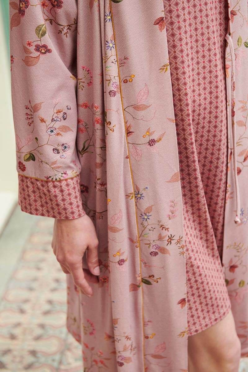 Kimono Kawai Flower Hellrosa