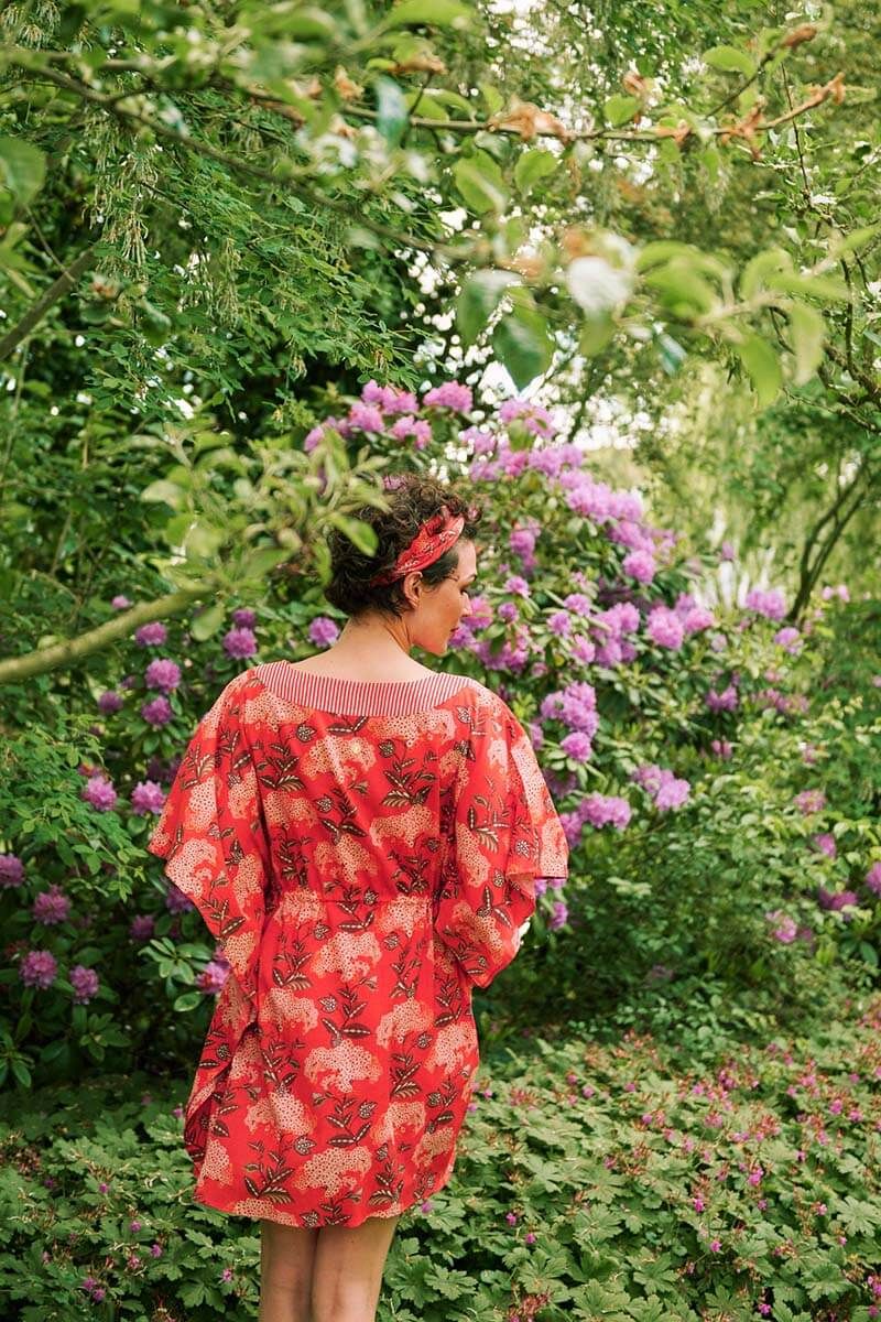 Tunic Flora Firenze Coral