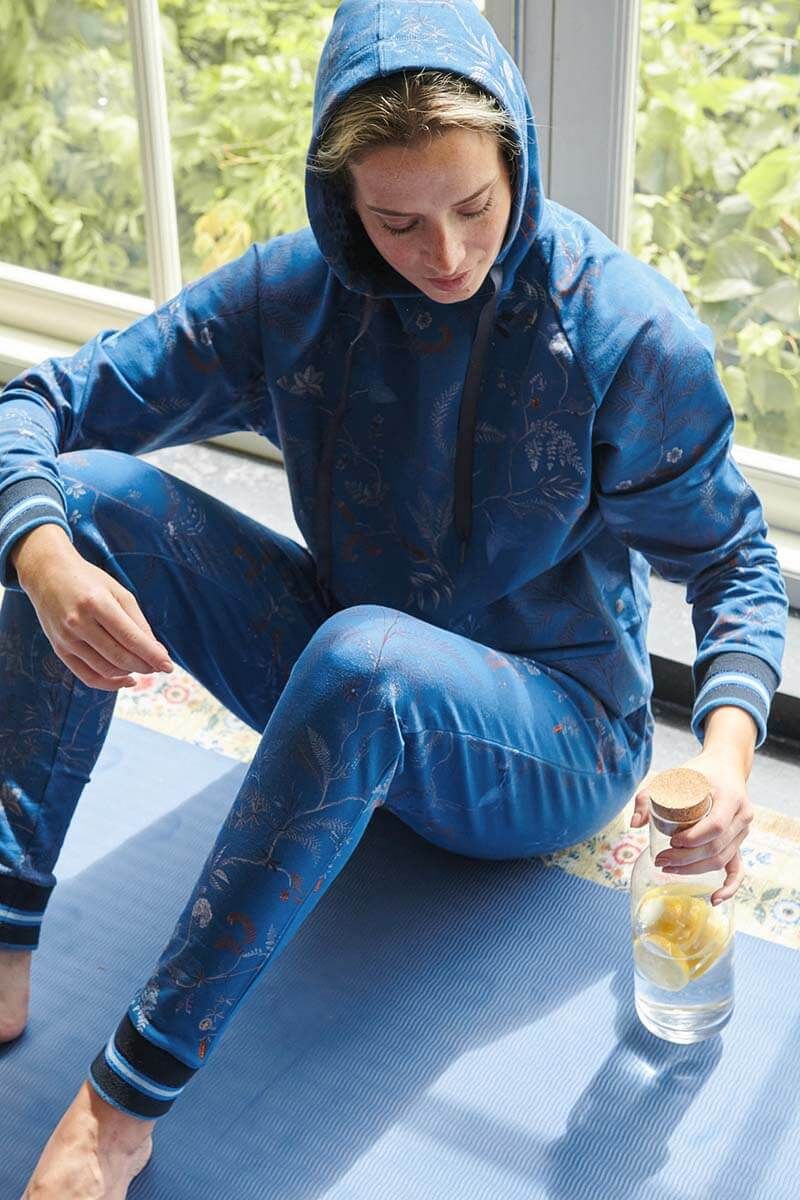 Hoodie Long Sleeve Isola Blue