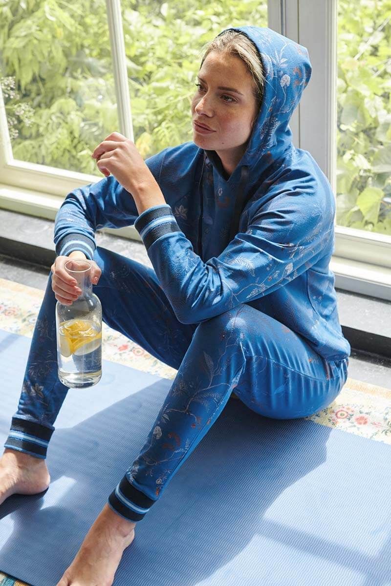 Hoodie Long Sleeve Isola Blue