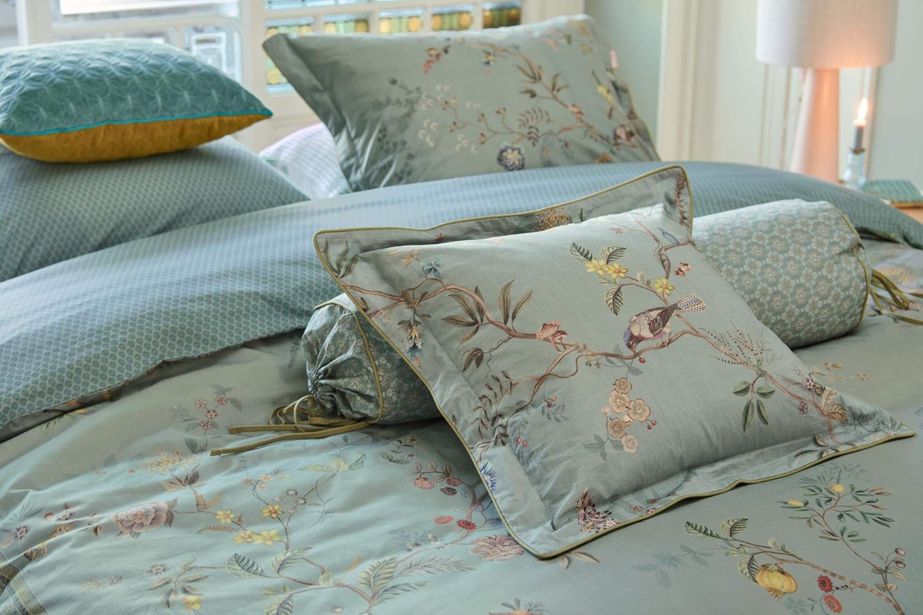 Duvet Cover Set Autunno Light Blue