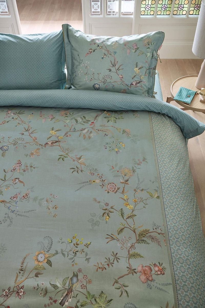 Ensemble housse de couette Autunno en Coloris Bleu Clair