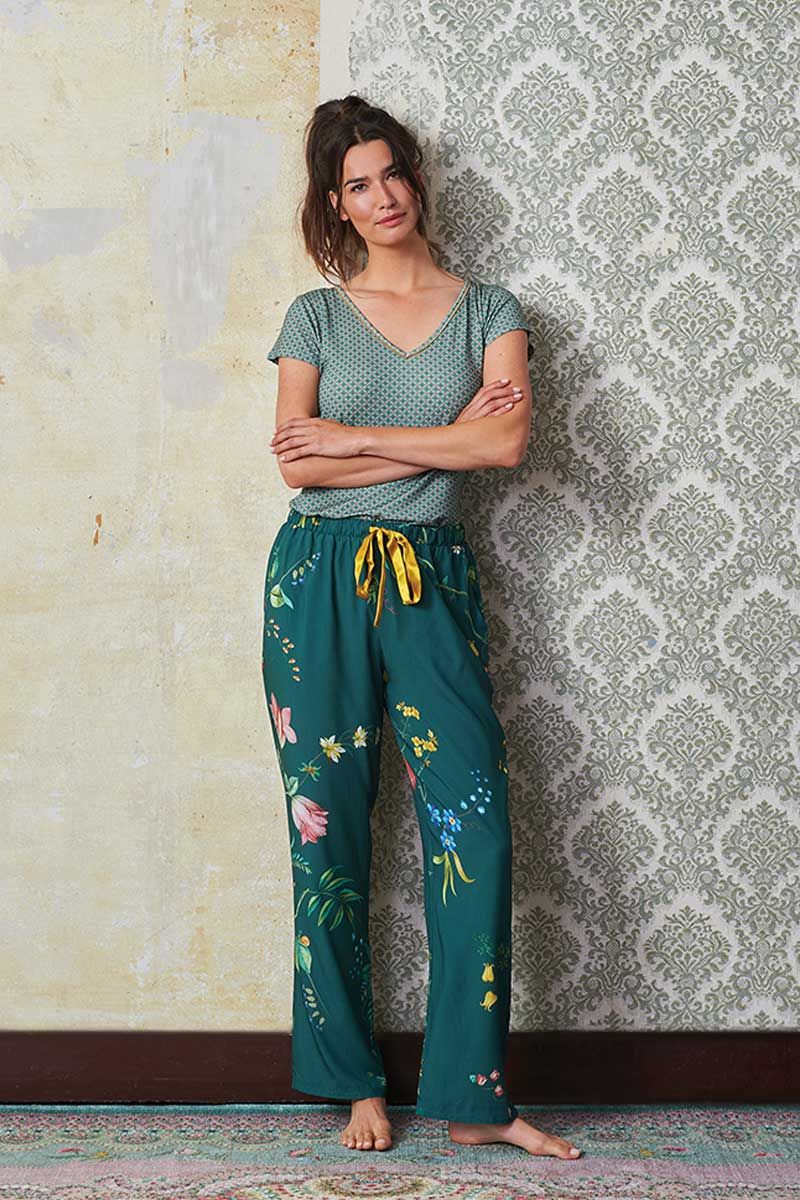 Lange Broek Fleur Grandeur Groen