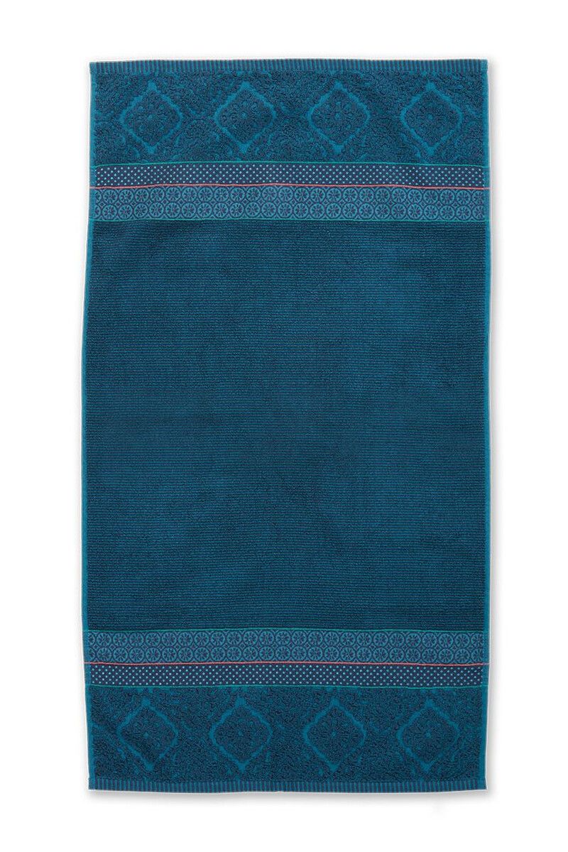 Bath Towel Soft Zellige Dark Blue 55x100 cm