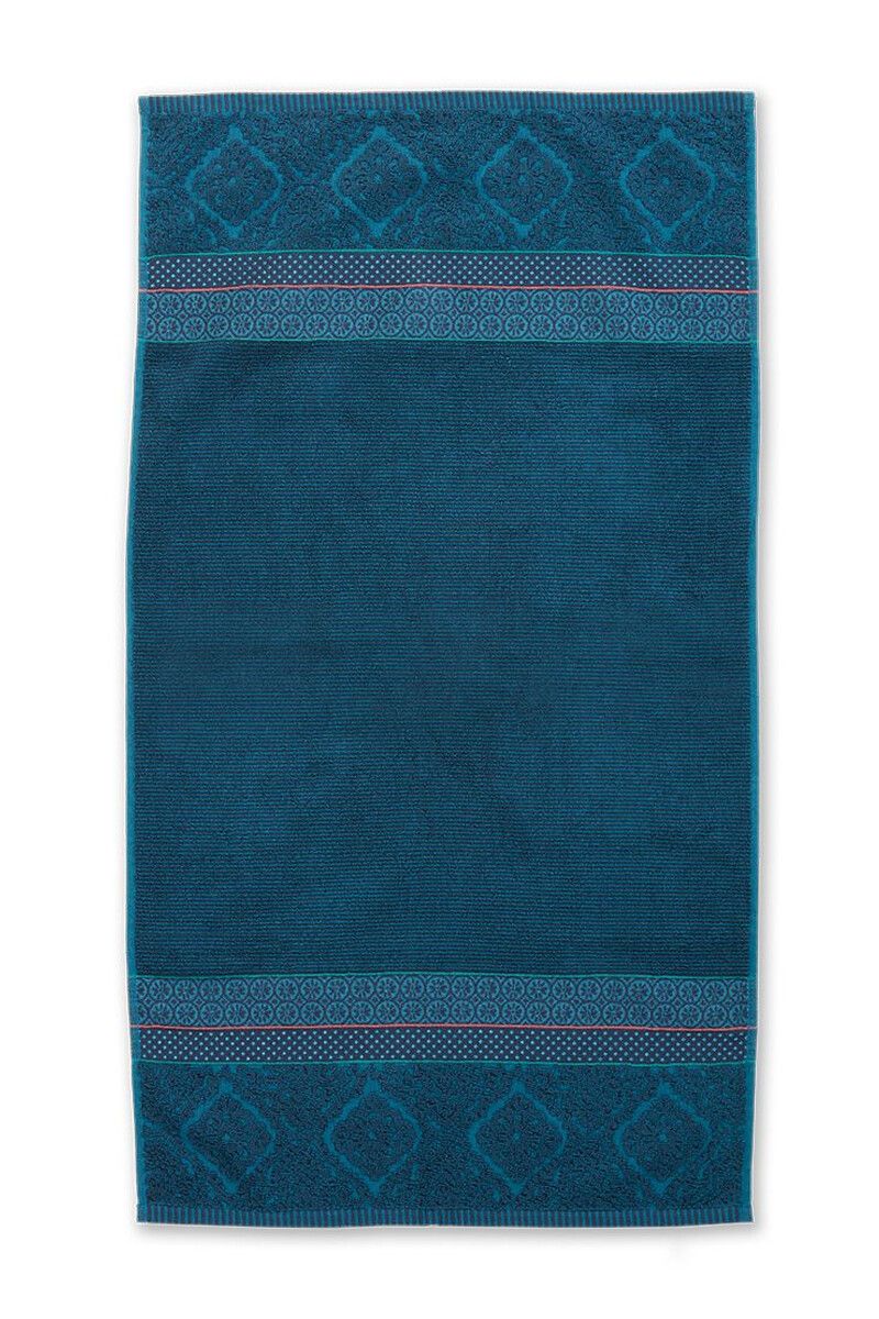 Badetuch Soft Zellige Dunkelblau 55x100 cm
