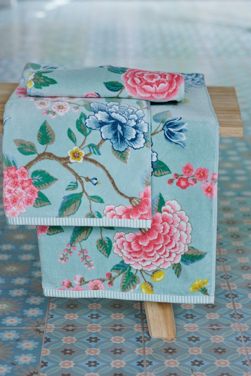 Large Bath Towel Good Evening Blue 70x140 cm