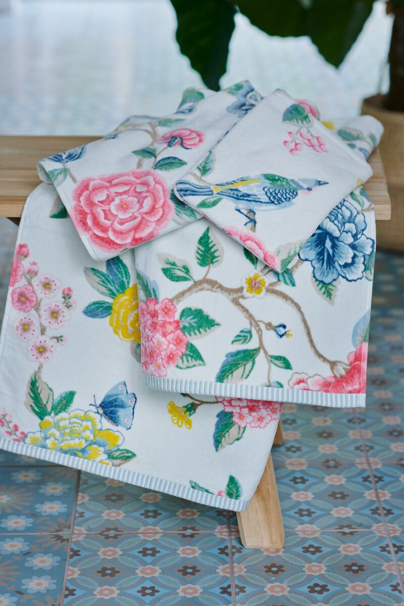 Gastendoek Set/3 Good Evening Wit 30x50 cm