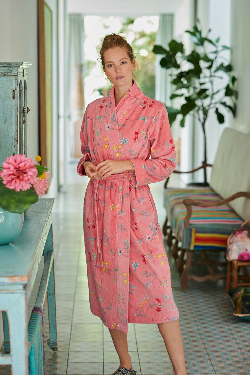 Bathrobe Les Fleurs Bathrobe Pink