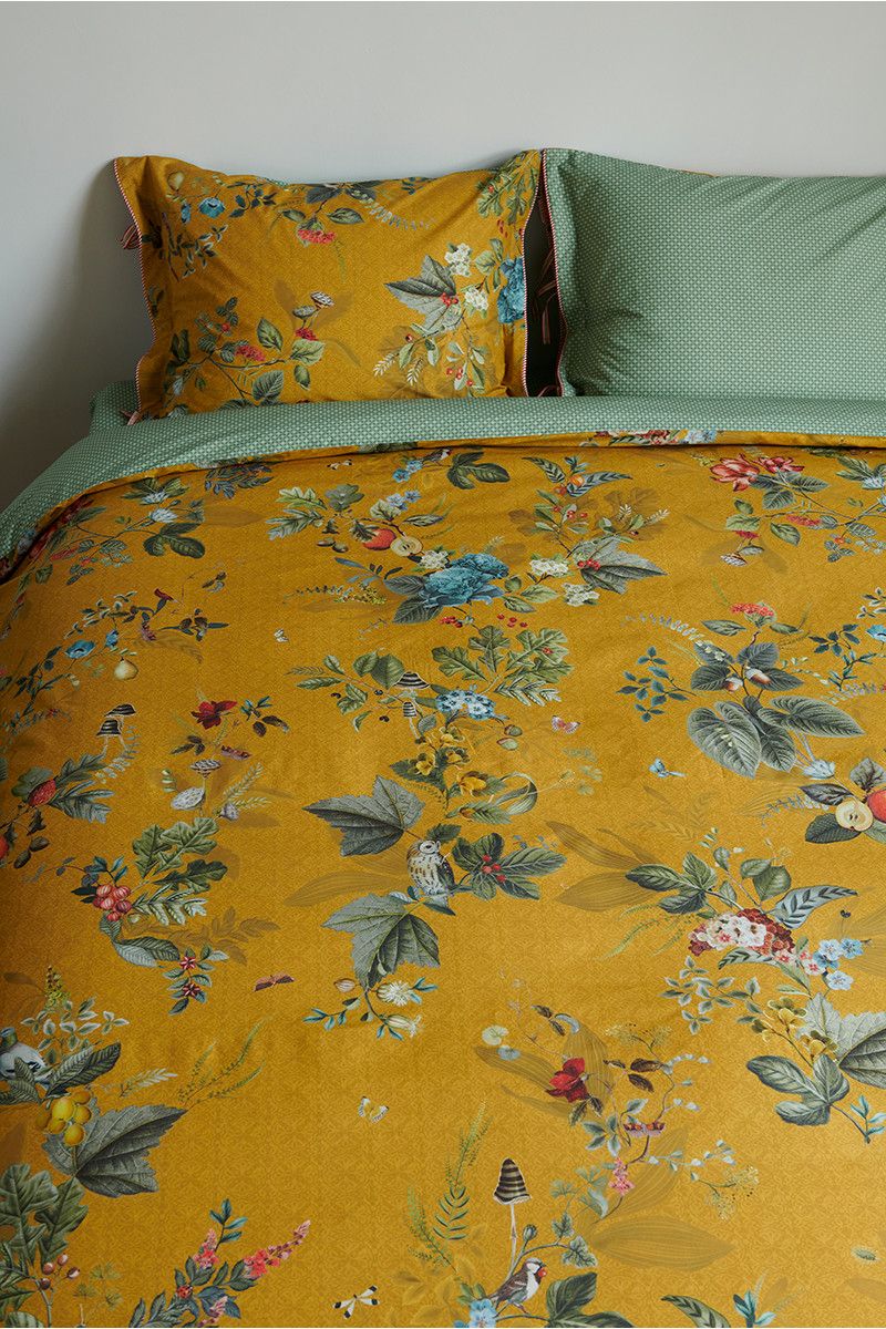 Duvet Cover Fall in Leaf Yellow