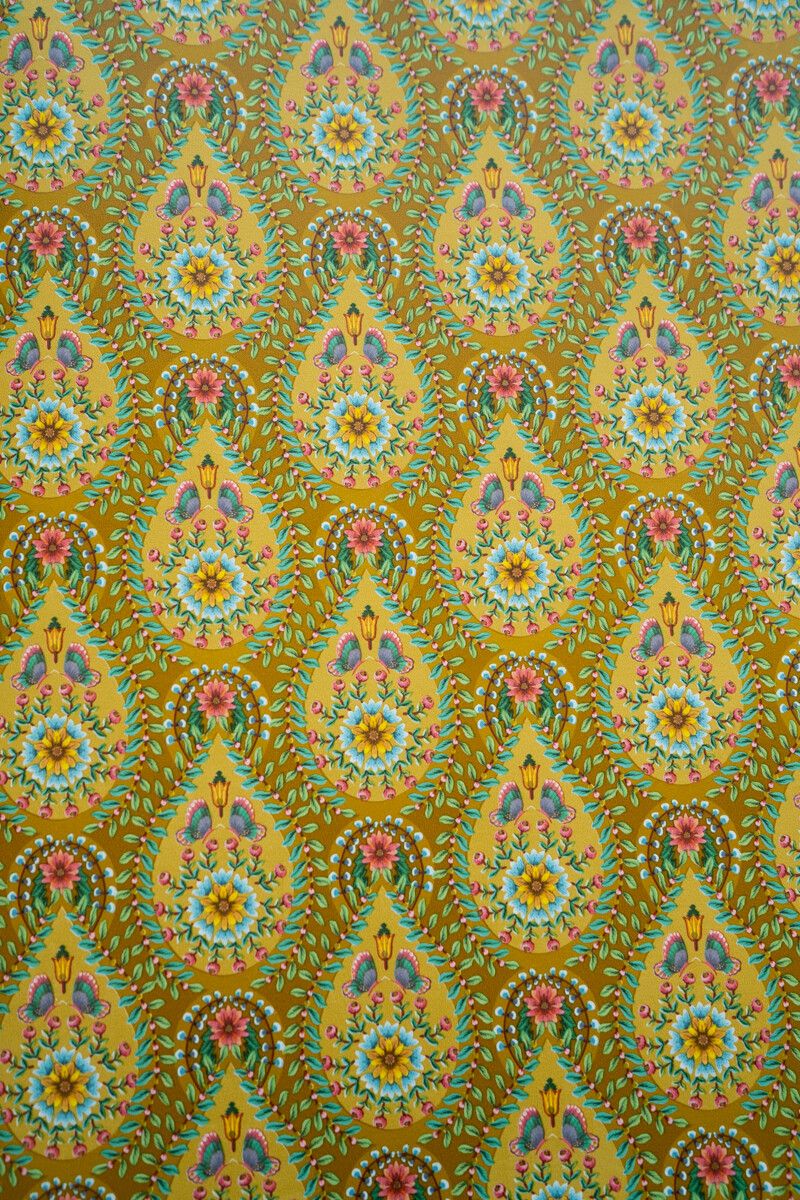 Pip Studio Raindrops Non-Woven Wallpaper Yellow/Ocre