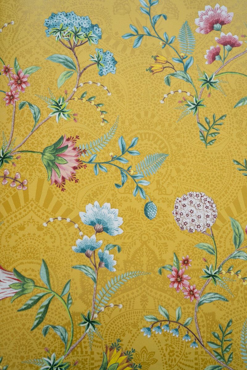 Pip Studio La Majorelle Non-Woven Wallpaper Yellow