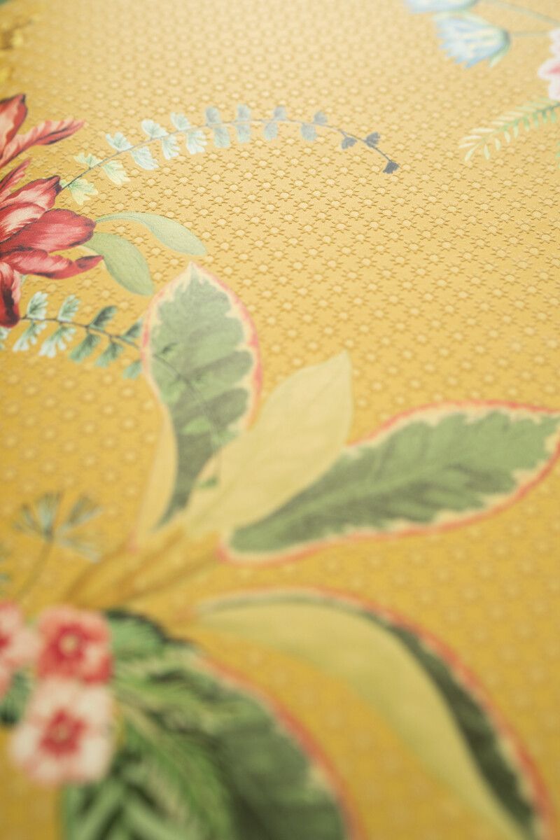 Pip Studio Floris Non-Woven Wallpaper Yellow