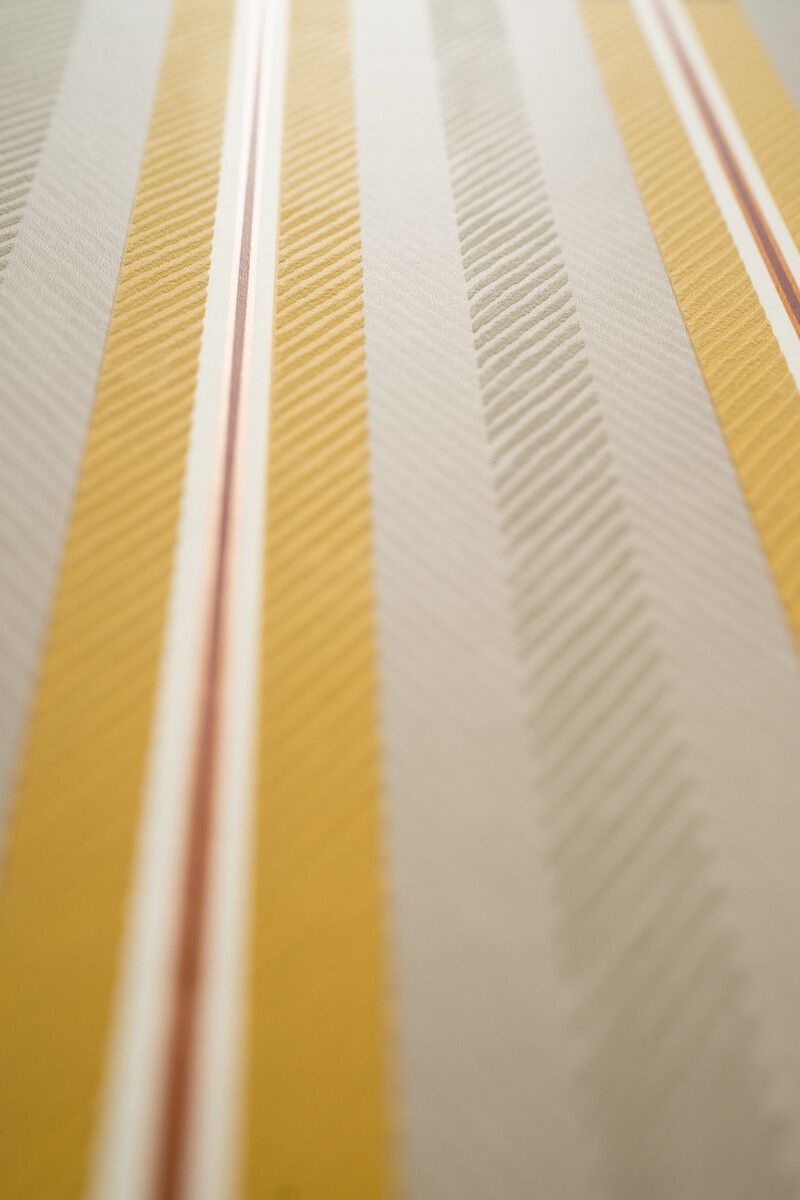 Pip Studio Blurred Lines Non-Woven Wallpaper Beige/Yellow