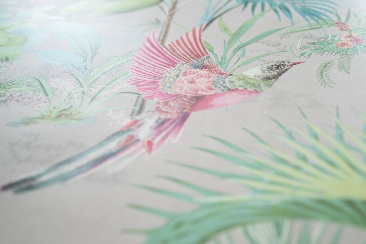 Pip Studio Palm Scene Vliestapete Grau