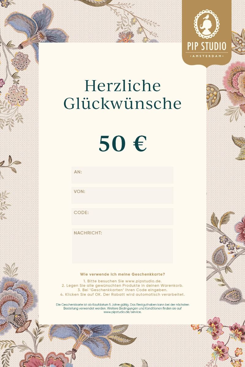 Digitalen Geschenkkarte €50