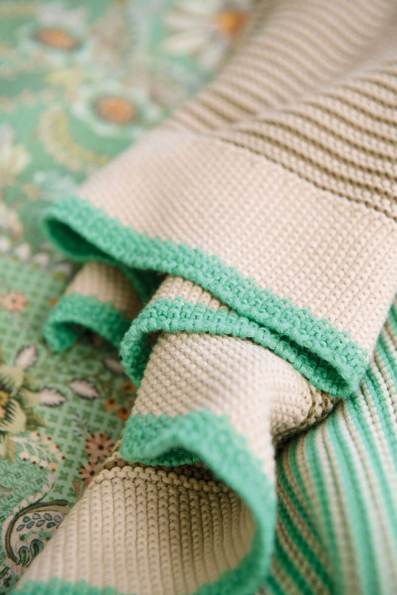 Plaid Blockstripe Lichtgroen