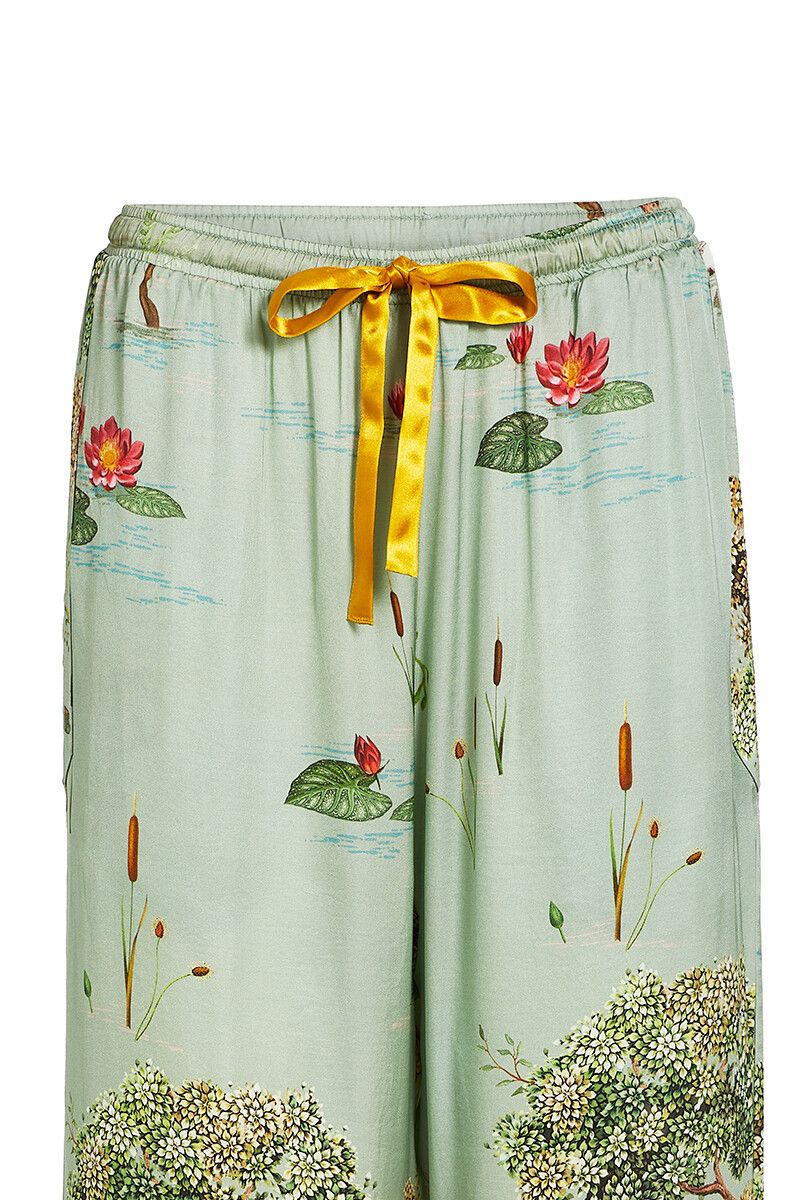 Trousers 3/4 Swan Lake Big Light Green