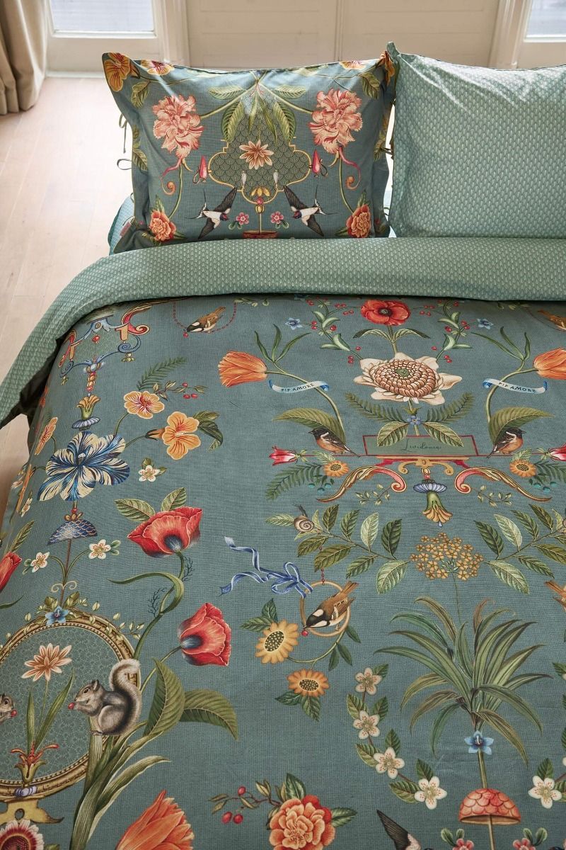 Pillowcase Botanico Verde Blue