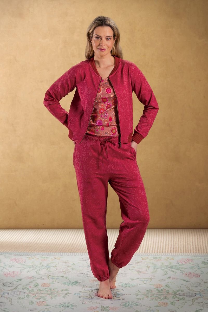 Lange Joggingbroek Casa dei Fiori Framboos