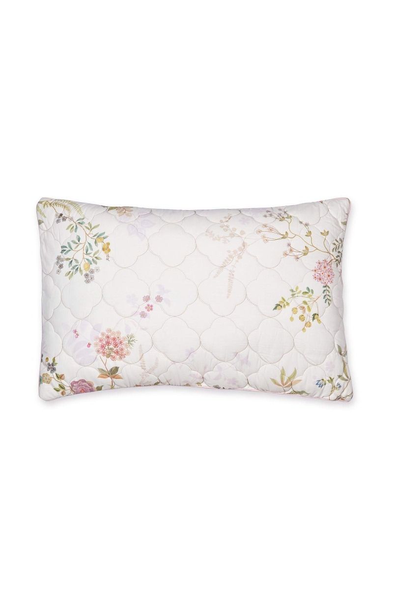 Quilted Zierkissen Bustani Weiß