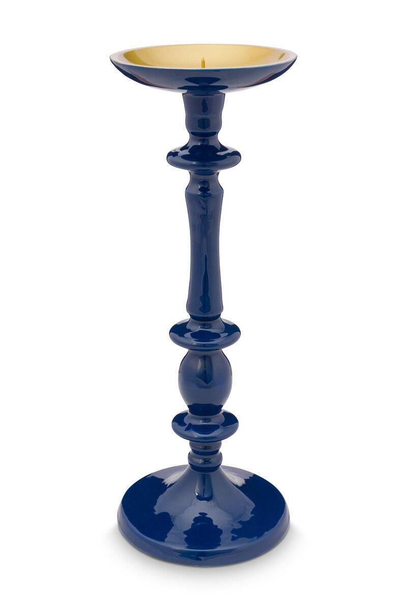 Candle Holder Blue 36 cm