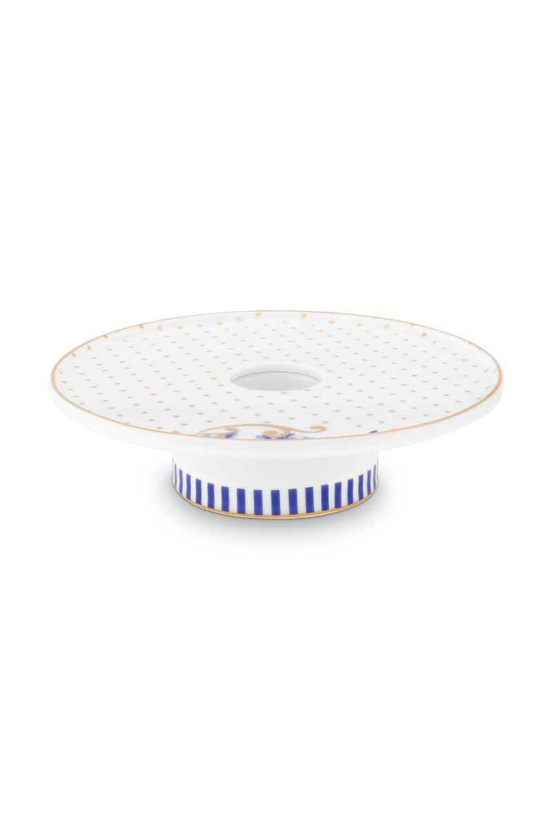 Royal Stripes Kaarshouder Wit 14 cm 