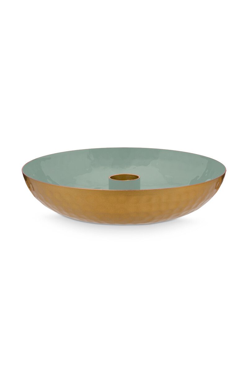 Candle Tray Small Old Blue 16 cm