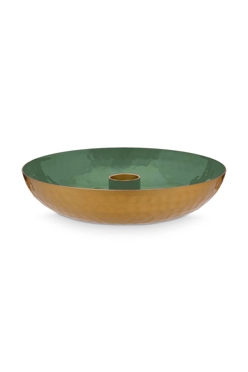 Kerze Schale Klein Grün 16 cm 
