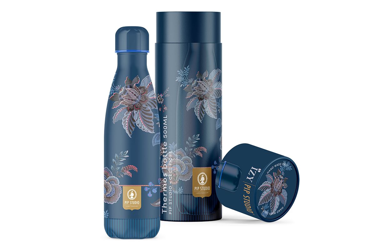 Cece Fiore Thermos Bottle Dark Blue 500ml