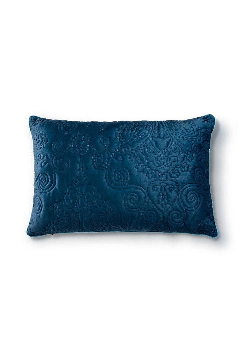 Cushion Rectangle Chinese Porcelain Blue