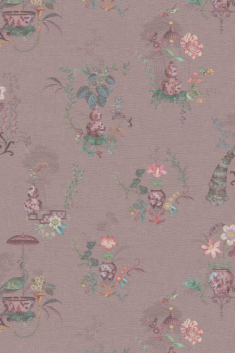 Pip Studio Chinese Porcelain Vinyltapete Mauve