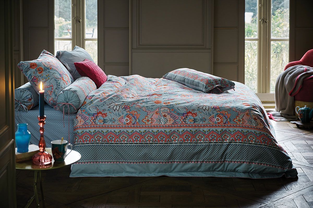 Bettbezug Chintz Festival Blau