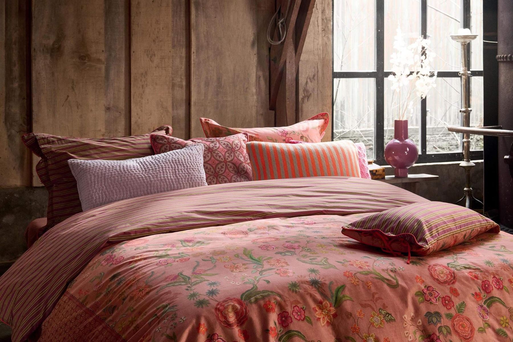 Pillowcase Coco Flower Coral