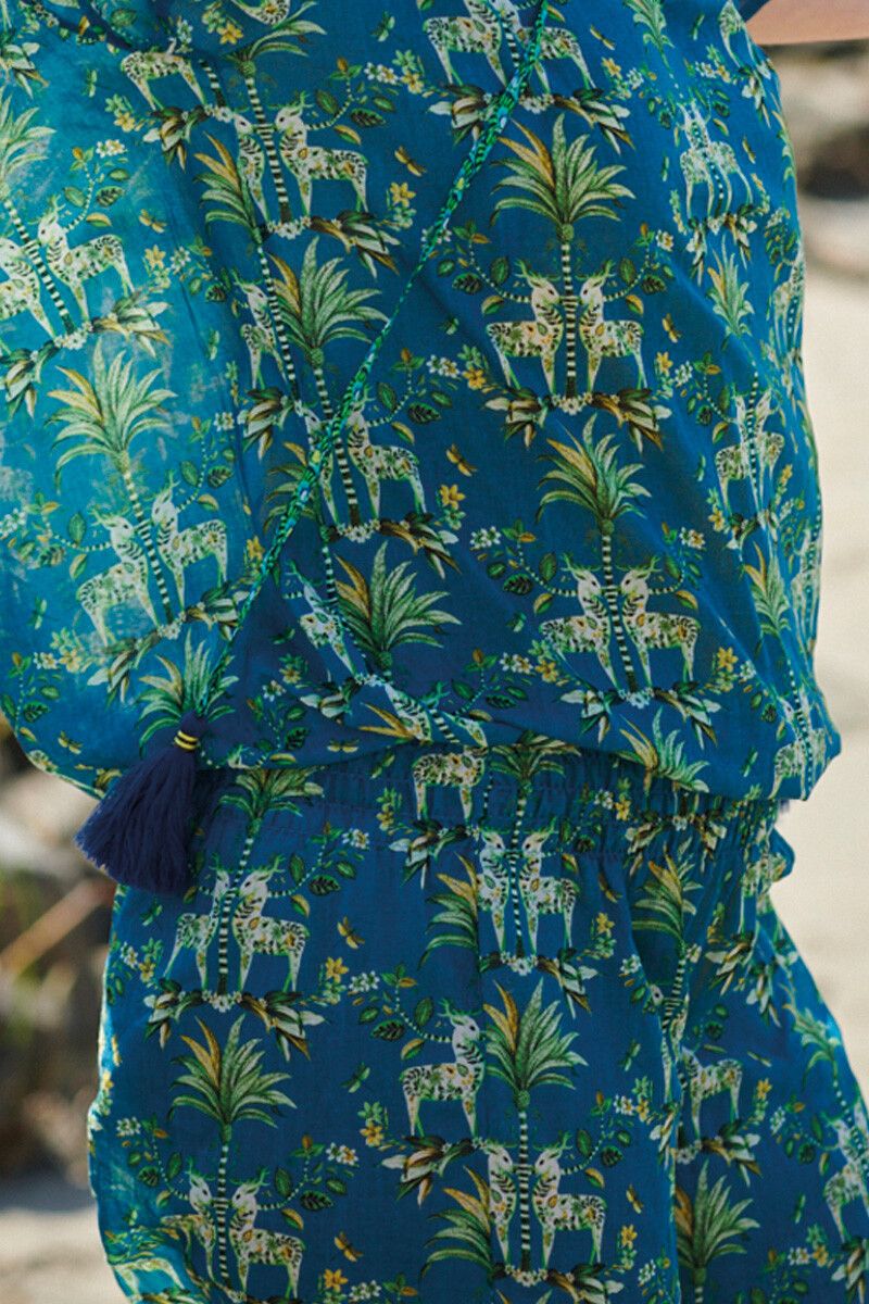 Dress Tropic Twins Blue